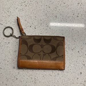 Coach Mini Keychain Wallet